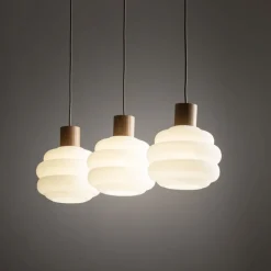 Lampa wisząca MELIA sabia beżowa 3xE27 * TK Lighting Online