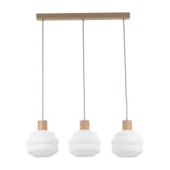 Lampa wisząca MELIA sabia beżowa 3xE27 * TK Lighting Online