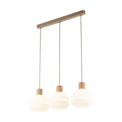 Lampa wisząca MELIA sabia beżowa 3xE27 * TK Lighting Online