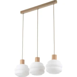 Lampa wisząca MELIA sabia beżowa 3xE27 * TK Lighting Online