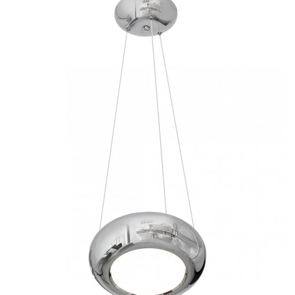 Lampa Wisząca MERCURIO Srebrny 12W LED 28cm * Eko-light New