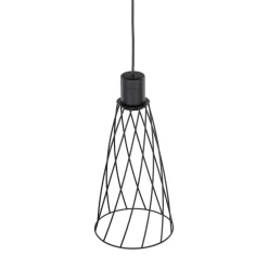 Lampa wisząca MODESTO czarna 1xGU10 19 cm * TK Lighting Clearance