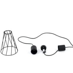 Lampa wisząca MODESTO czarna 1xGU10 16 cm * TK Lighting Best