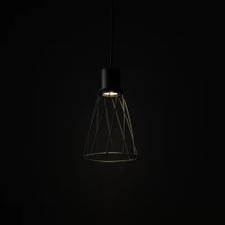 Lampa wisząca MODESTO czarna 1xGU10 16 cm * TK Lighting Best