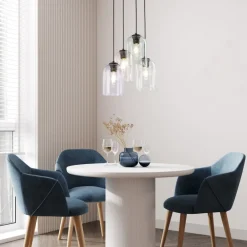 Lampa wisząca MOLLY czarna 4xE27 * TK Lighting Outlet