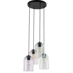 Lampa wisząca MOLLY czarna 4xE27 * TK Lighting Outlet