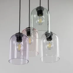 Lampa wisząca MOLLY czarna 4xE27 * TK Lighting Outlet