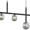 Lampa Wisząca NEPTUN Czarny Szklane Klosze 3xG9 * Jupiter Discount