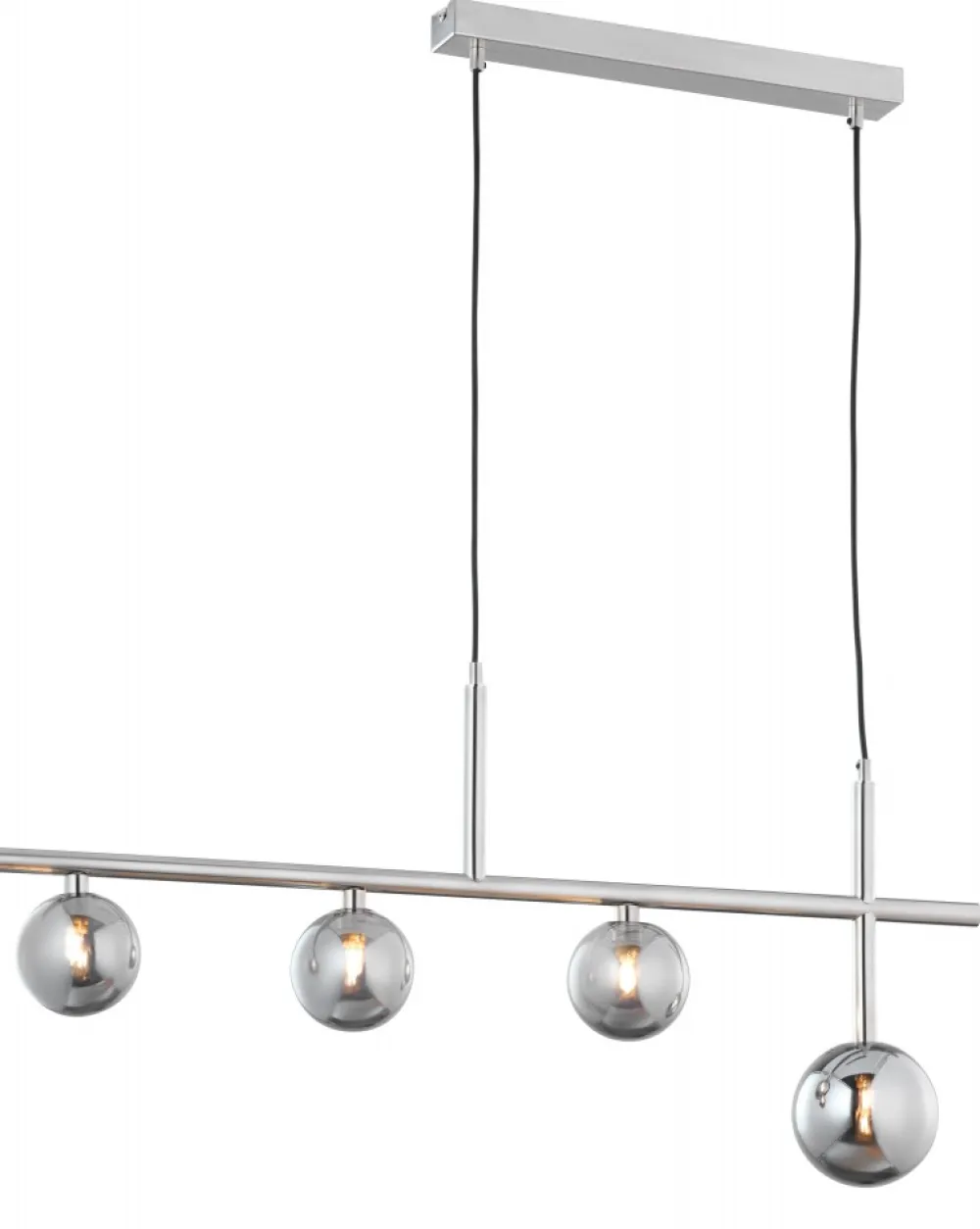 Lampa Wisząca NEPTUN Srebrny Szklane Klosze 3xG9 * Jupiter Outlet