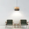 Lampa Wisząca NICOL Czarny Boho Abażur 1xE27 38cm * TK Lighting Online