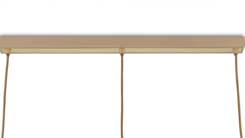 Lampa Wisząca Noa Beżowa 3xE27 75 cm * HowHomely Clearance