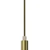 Lampa Wisząca NOAK Beżowy Złoty Metalowy Klosz 1xE27