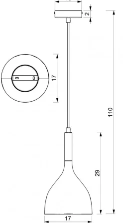 Lampa Wisząca NOAK Beżowy Złoty Metalowy Klosz 1xE27