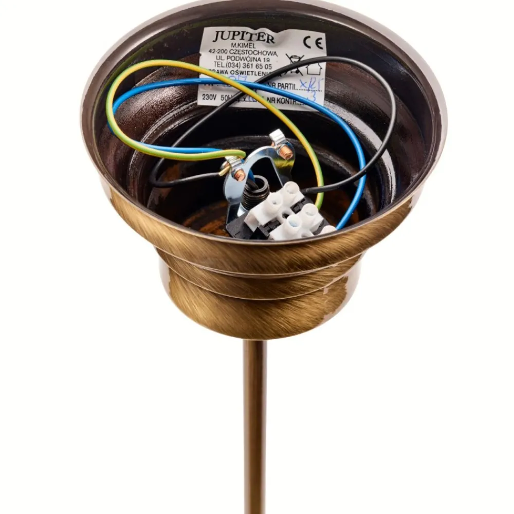 Lampa wisząca OPAL mosiądz patynowany 36 cm 1xE27 * Jupiter Discount