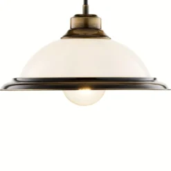 Lampa wisząca OPAL mosiądz patynowany 36 cm 1xE27 * Jupiter Discount