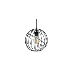 Lampa Wisząca ORBITA Czarny Metalowy Klosz 1xE27 32cm * TK Lighting Clearance