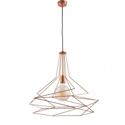 Lampa Wisząca ORO Miedziany 1xE27 56 cm * Jupiter Clearance