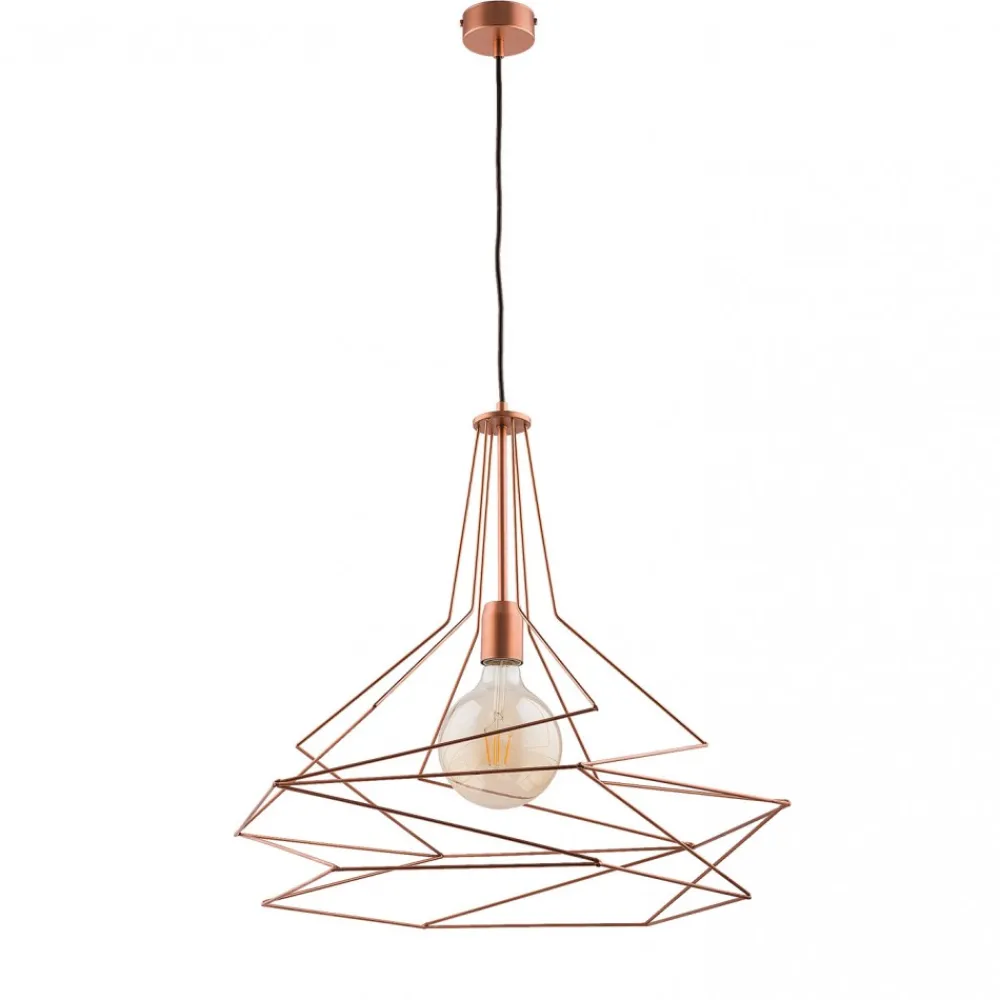 Lampa Wisząca ORO Miedziany 1xE27 56 cm * Jupiter Clearance