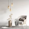 Lampa Wisząca ORSON Brązowy Czarny Szklane Klosze 3xE27 * TK Lighting
