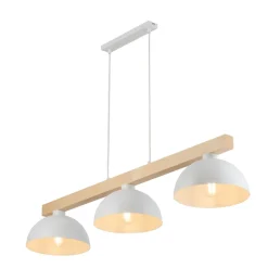 Lampa Wisząca OSLO Biały Metalowe Klosze 3xE27 * TK Lighting Hot