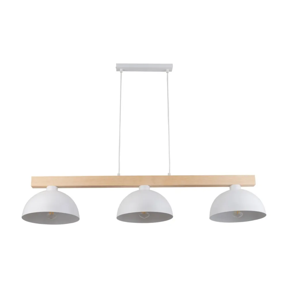 Lampa Wisząca OSLO Biały Metalowe Klosze 3xE27 * TK Lighting Hot
