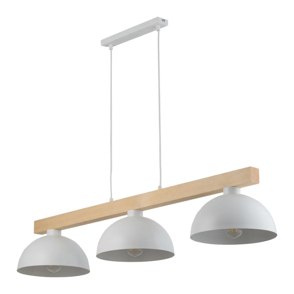 Lampa Wisząca OSLO Biały Metalowe Klosze 3xE27 * TK Lighting Hot