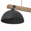 Lampa Wisząca OSLO Brązowy Czarny Metalowe Klosze 2xE27 * TK Lighting New