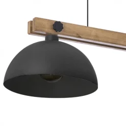Lampa Wisząca OSLO Brązowy Czarny Metalowe Klosze 2xE27 * TK Lighting New