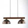 Lampa Wisząca OSLO Brązowy Metalowe Klosze 2xE27 * TK Lighting Discount