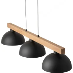 Lampa Wisząca OSLO Czarny Metalowe Klosze 3xE27 * TK Lighting
