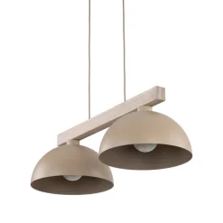 Lampa wisząca OSLO sabia beżowa 2xE27 * TK Lighting Online