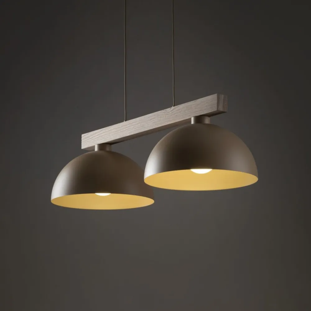 Lampa wisząca OSLO sabia beżowa 2xE27 * TK Lighting Online