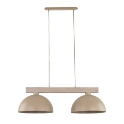 Lampa wisząca OSLO sabia beżowa 2xE27 * TK Lighting Online