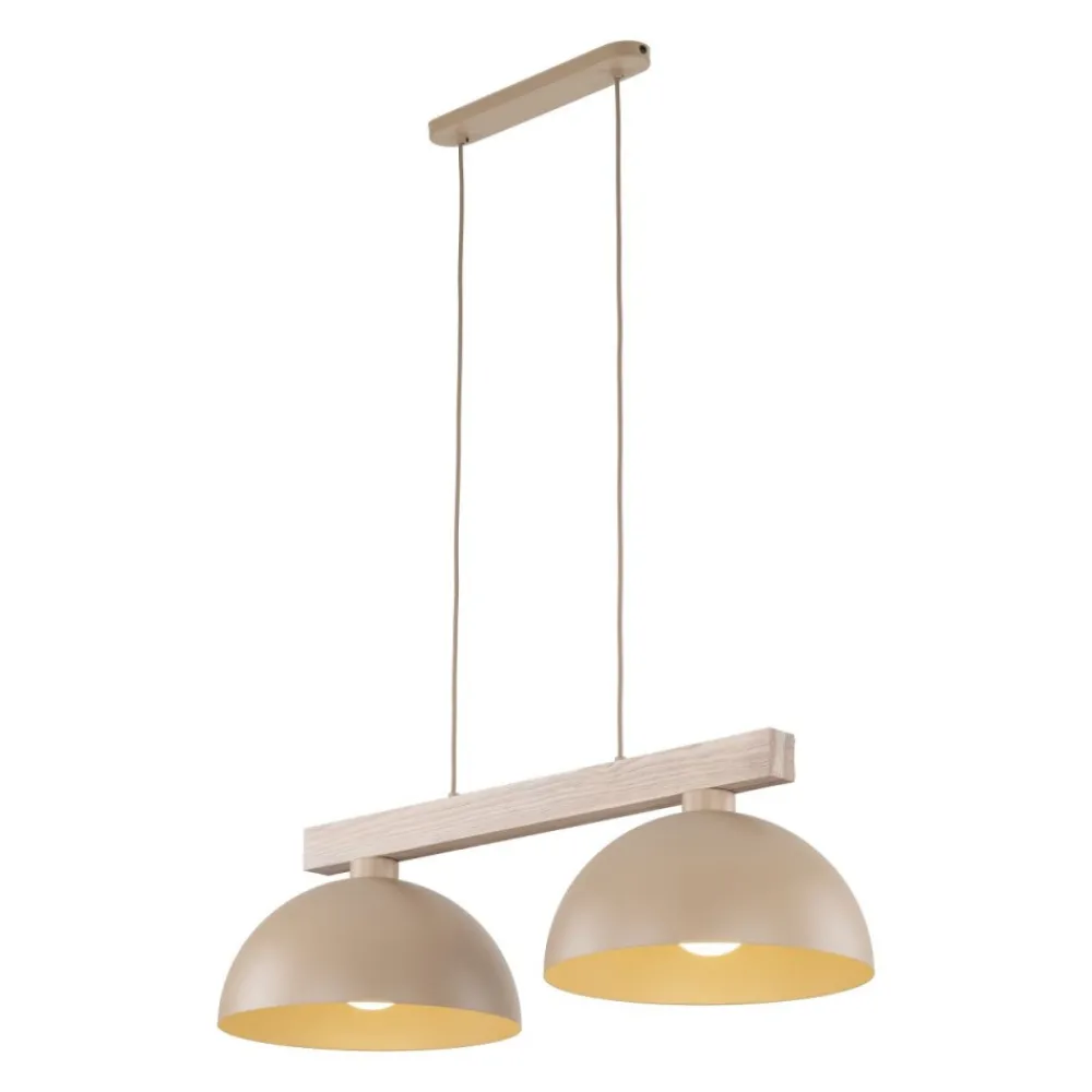 Lampa wisząca OSLO sabia beżowa 2xE27 * TK Lighting Online