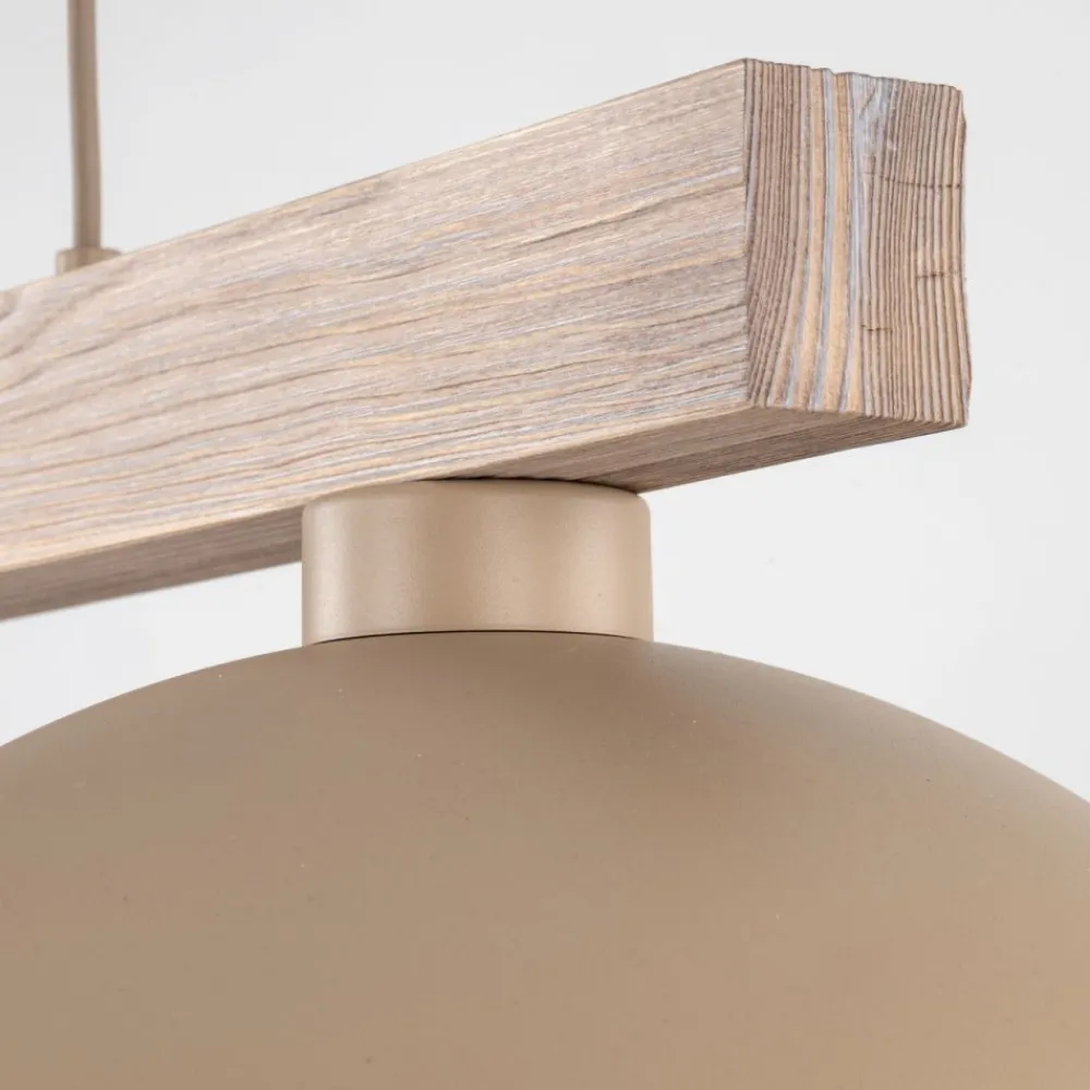 Lampa wisząca OSLO sabia beżowa 2xE27 * TK Lighting Online