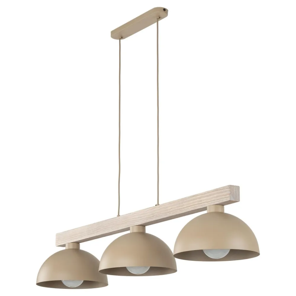 Lampa wisząca OSLO sabia beżowa 3xE27 * TK Lighting Best