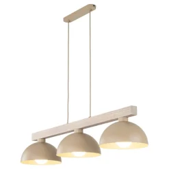 Lampa wisząca OSLO sabia beżowa 3xE27 * TK Lighting Best