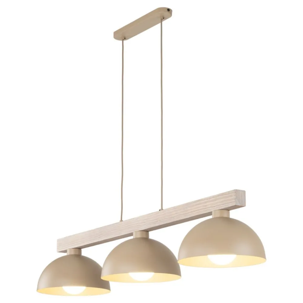 Lampa wisząca OSLO sabia beżowa 3xE27 * TK Lighting Best