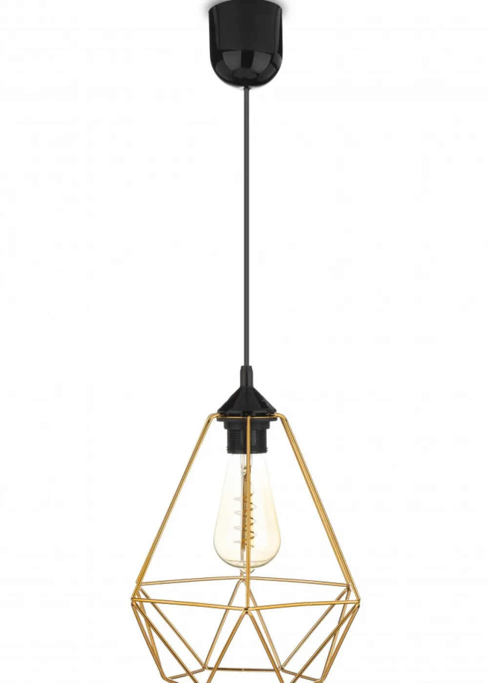 Lampa wisząca Paris Diamond 24 cm miedź * HowHomely Sale
