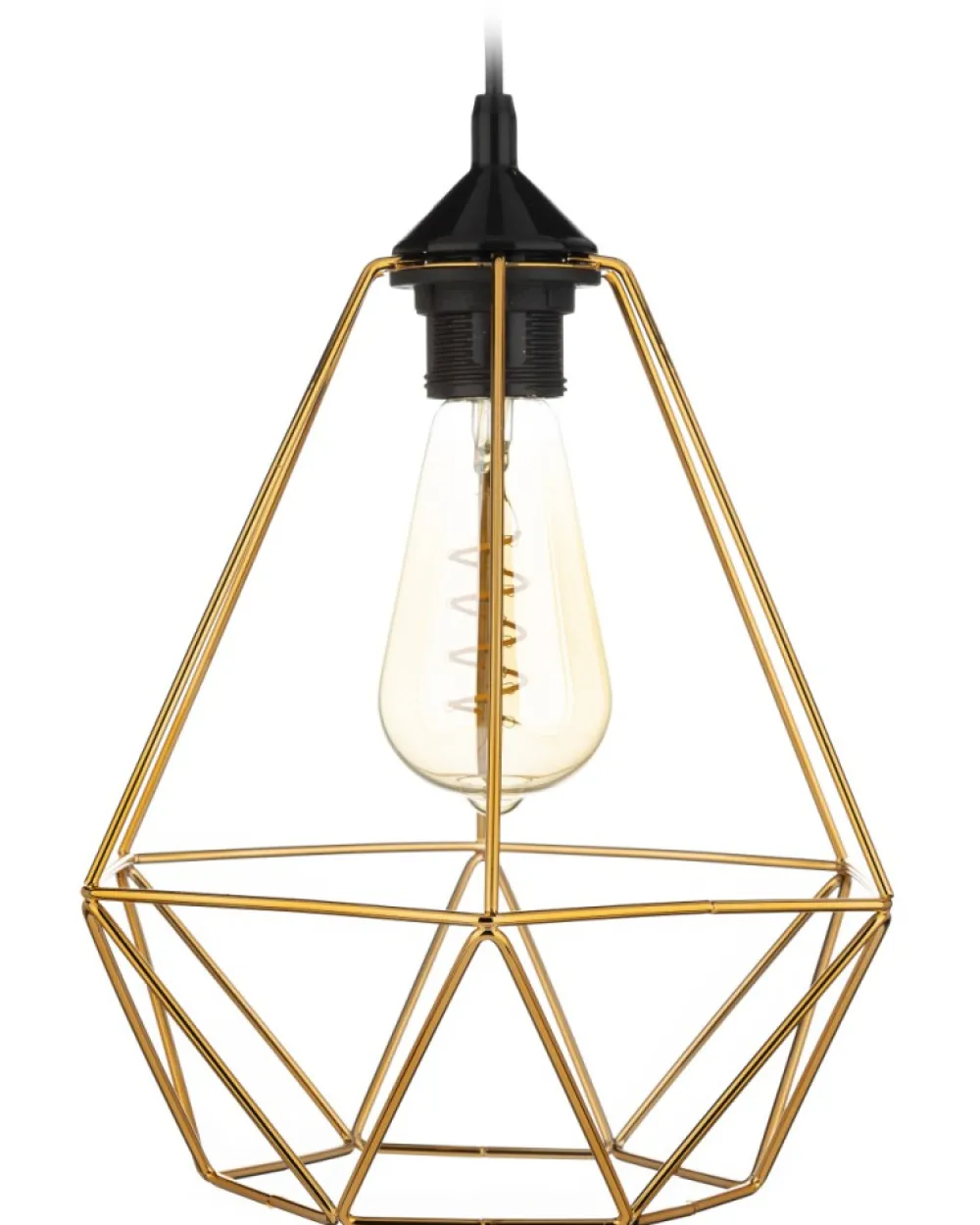 Lampa wisząca Paris Diamond 24 cm miedź * HowHomely Sale