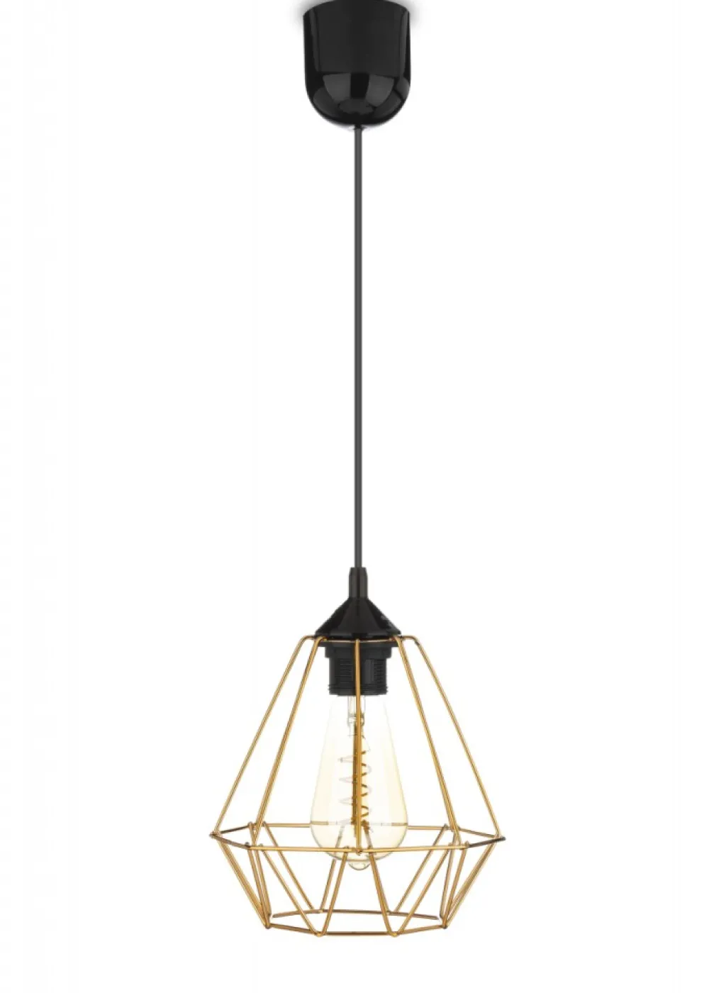 Lampa wisząca Paris Diamond 19 cm miedź * HowHomely Clearance