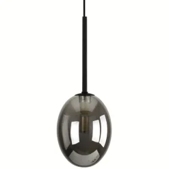 Lampa wisząca PEARL czarna klosz grafitowy 1xG9 * TK Lighting Best