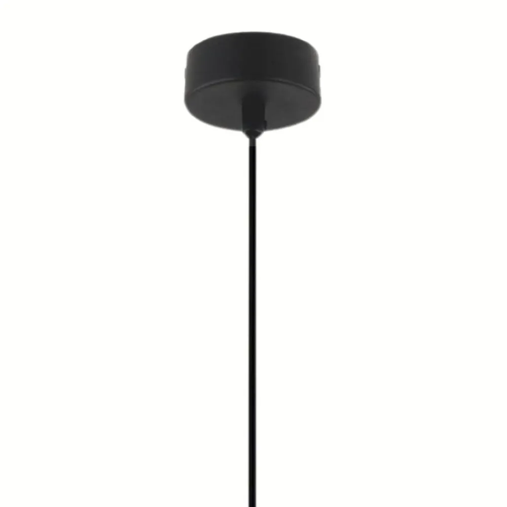 Lampa wisząca PEARL czarna klosz grafitowy 1xG9 * TK Lighting Best