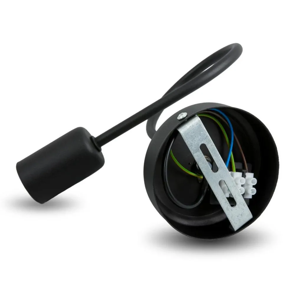 Lampa wisząca Pig Tail czarna nowoczesna * Bodek Sale
