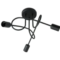 Lampa wisząca Pig Tail czarna potrójna * Bodek Clearance