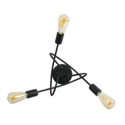 Lampa wisząca Pig Tail czarna potrójna * Bodek Clearance