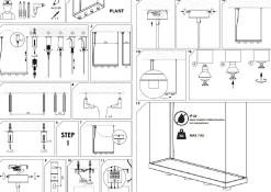 Lampa Wisząca PLANT Biały 4xGU10 * Nowodvorski New