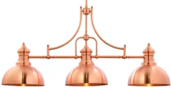 Lampa Wisząca PLATINO Miedziany 3xE27