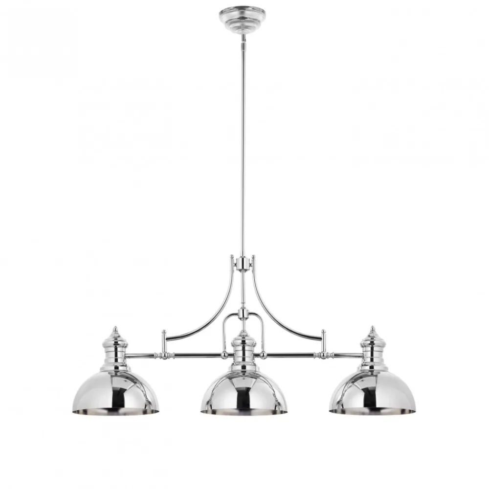 Lampa Wisząca PLATINO Srebrny 3xE27 * Jupiter Discount