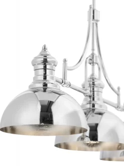 Lampa Wisząca PLATINO Srebrny 3xE27 * Jupiter Discount